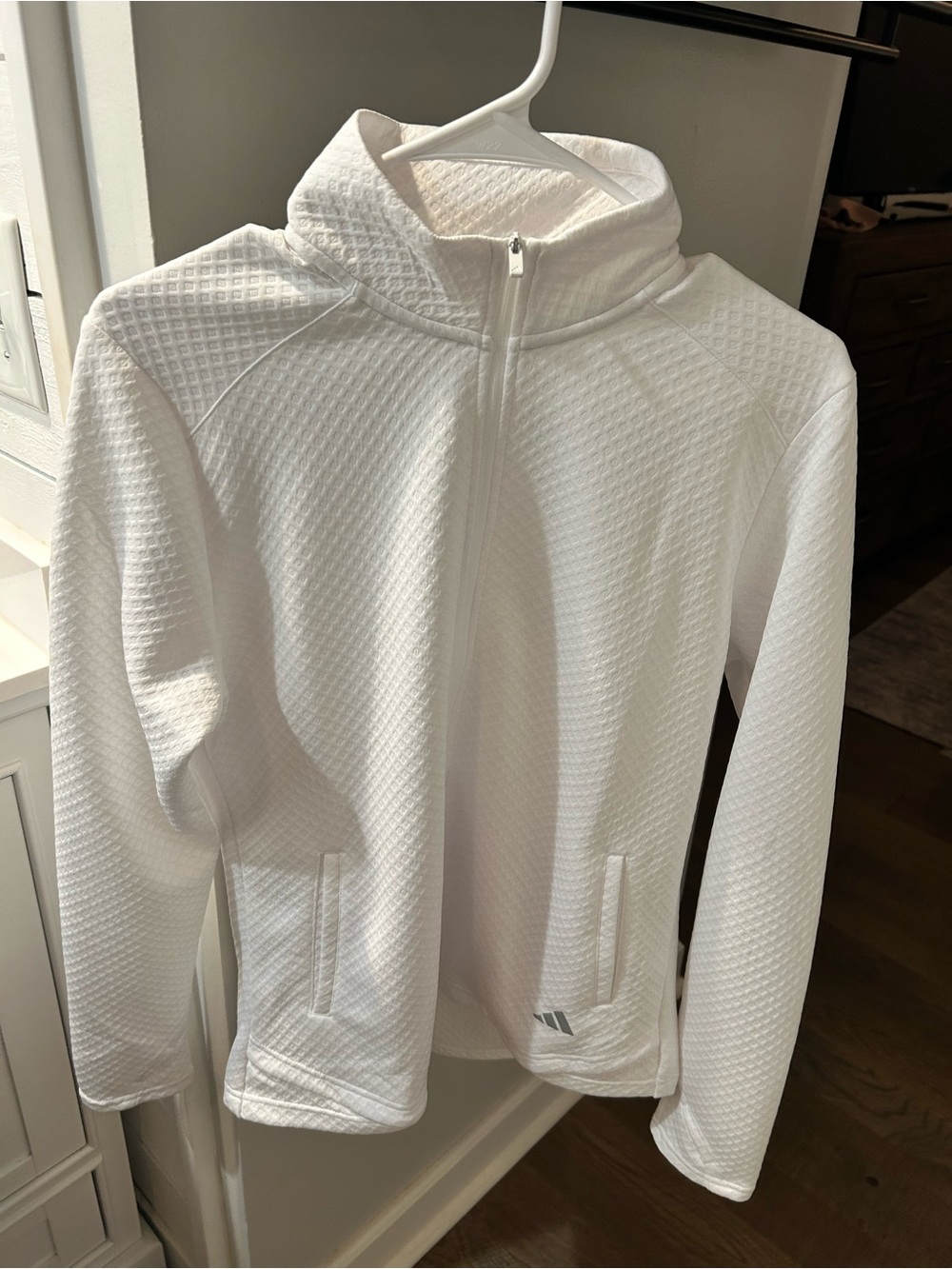 Adidas White Full-Zip Women’s Jacket